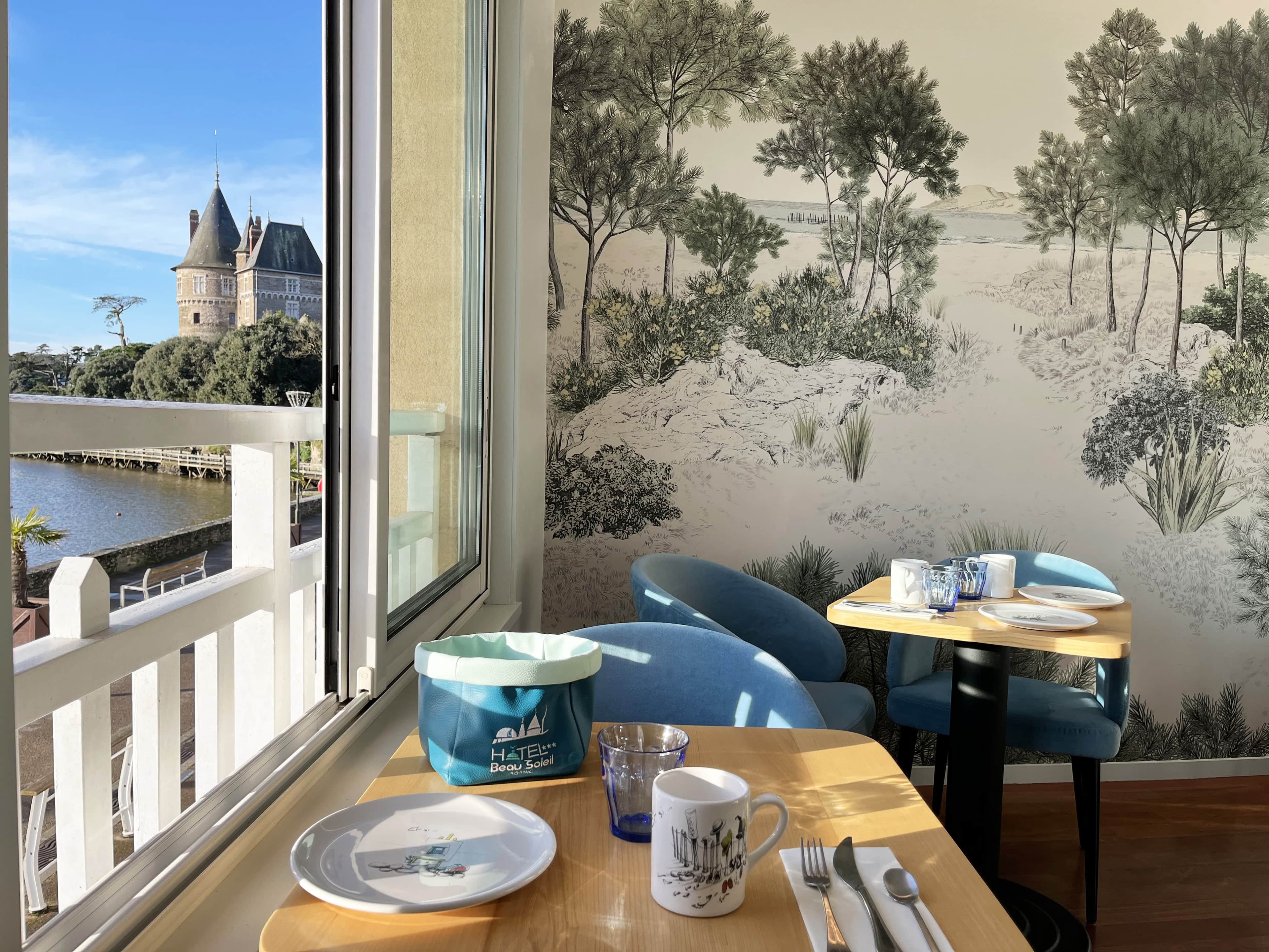Le petit déjeuner de l’hôtel Beau Soleil